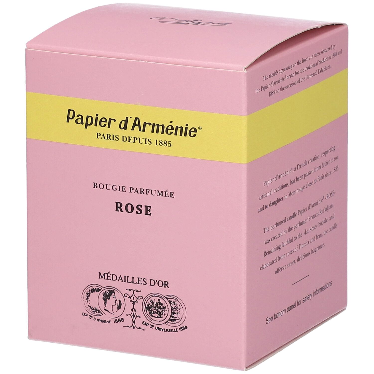 Papier d'Arménie Die Rosa Kerze