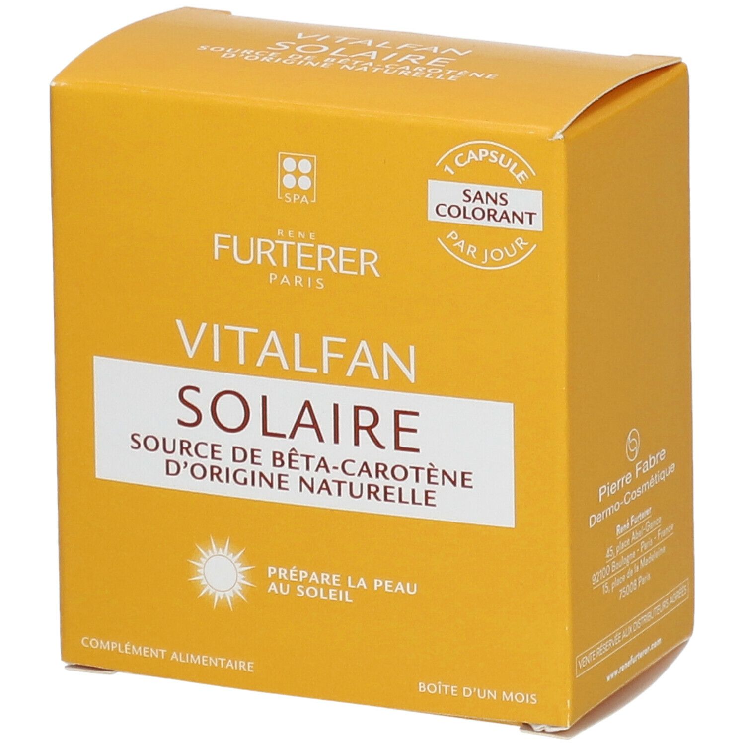 René Furterer VITALFAN Solaire