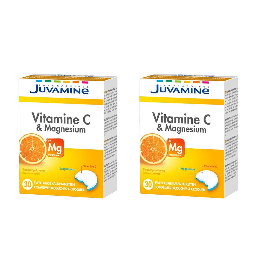 JUVAMINE Vitamine C + Magnésium x2