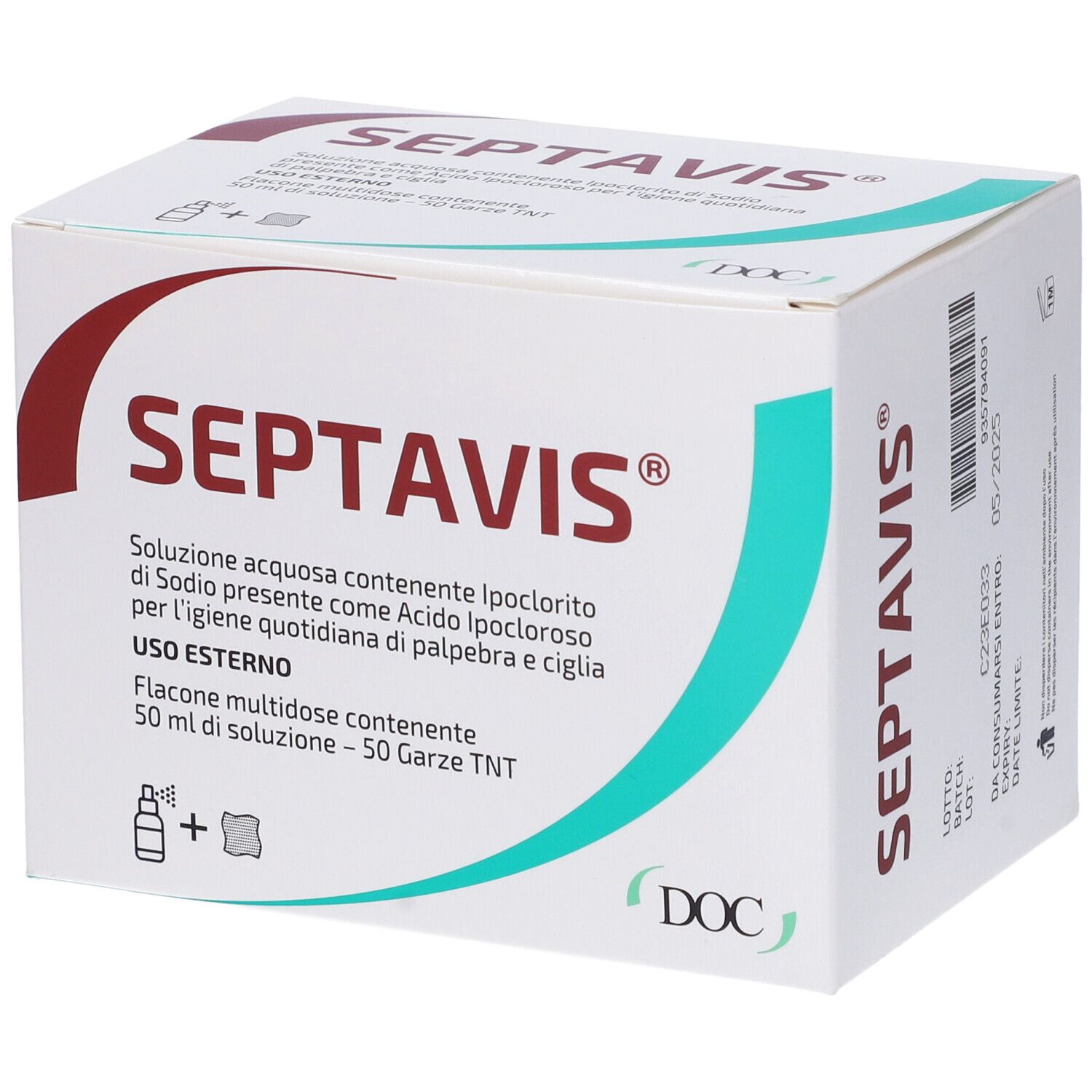 SEPTAVIS® Lösung + 50 sterile TNT Tücher