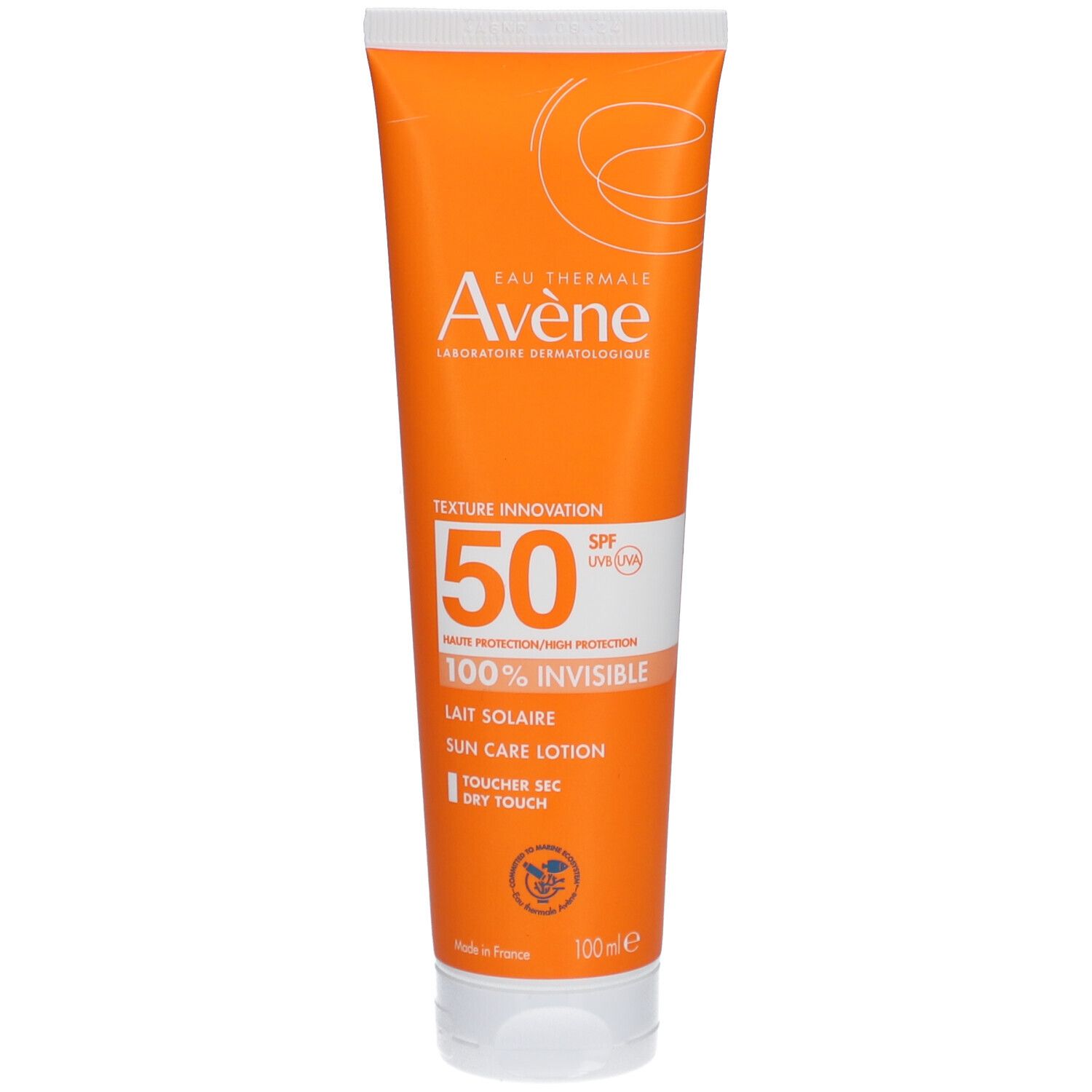 Avène Solaire Milch 100 % unsichtbar Spf50 | Sehr hoher Schutz | Empfindliche Haut