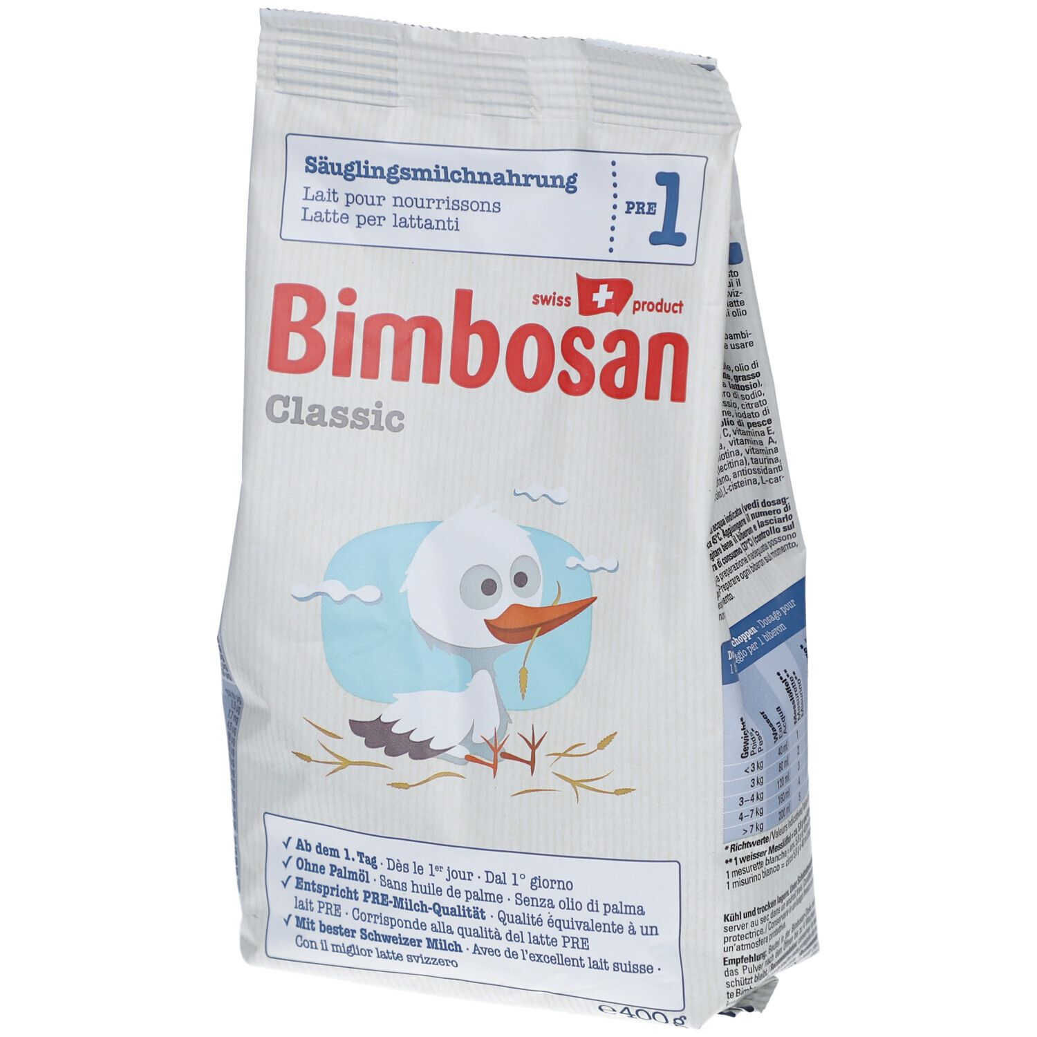 Bimbosan Classic – PRE-Milch ohne Palmöl für eine gesunde Entwicklung
