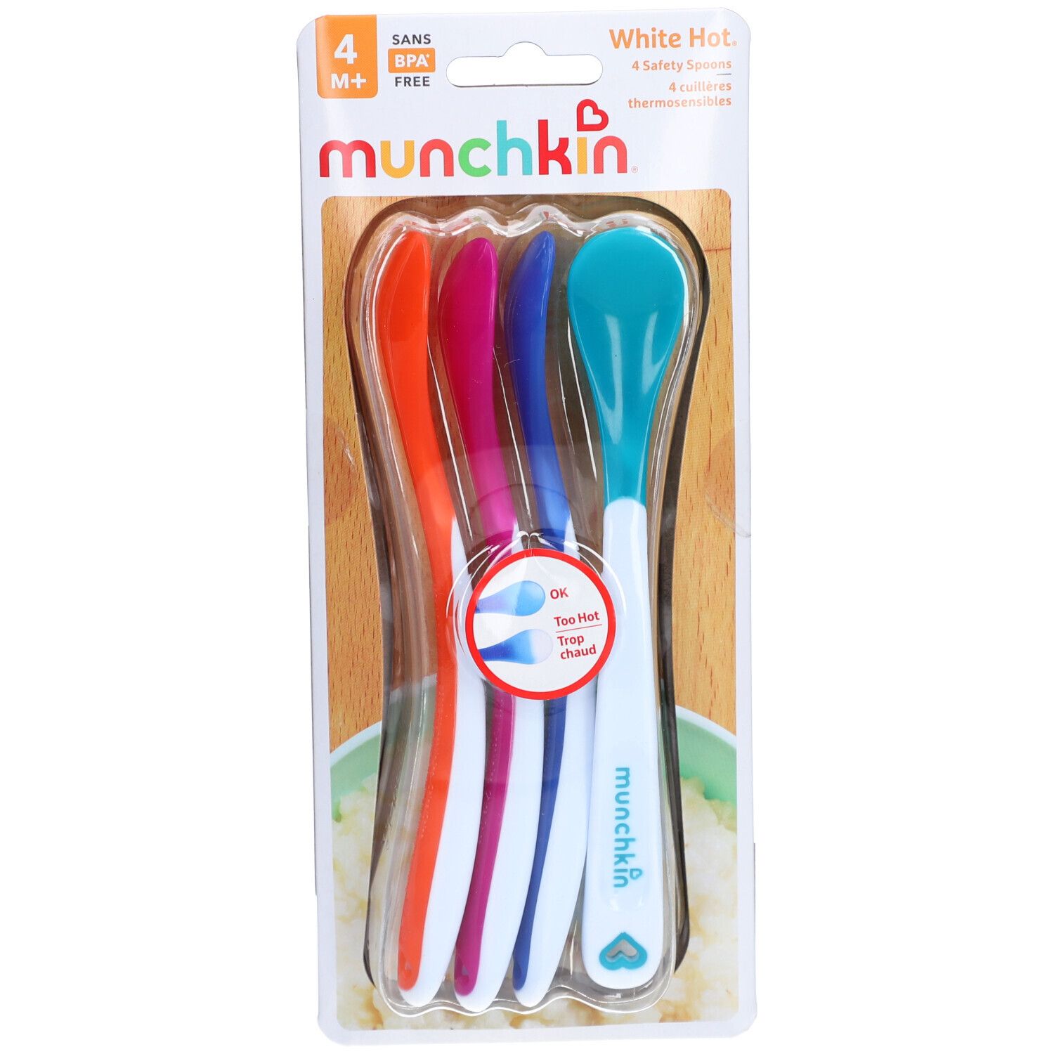 Munchkin® White Hot 4 Thermosensitive Löffel +4Monate