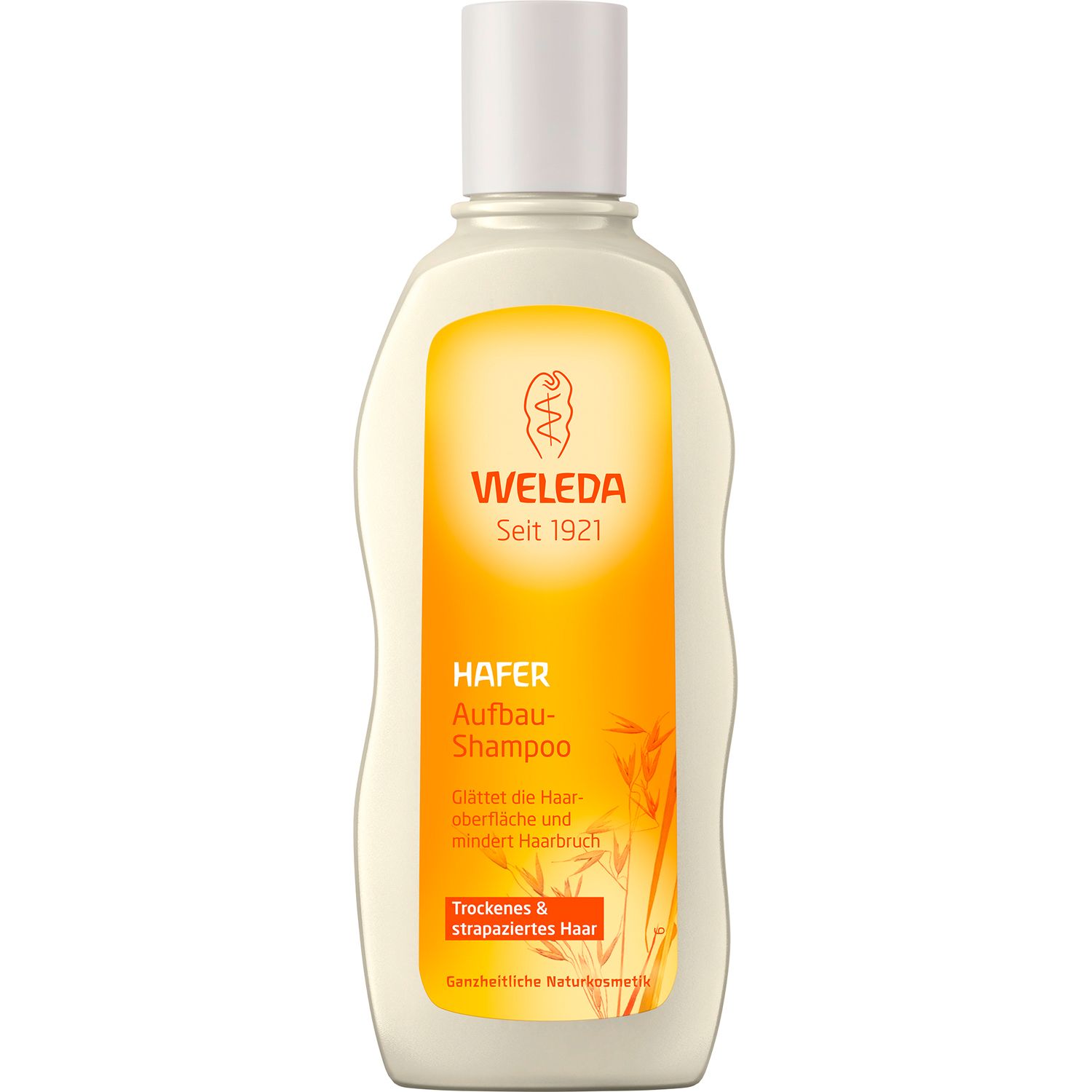 Weleda Hafer Aufbau-Shampoo - mindert Spliss, für geschmeidig schönes Haar mit natürlichem Glanz
