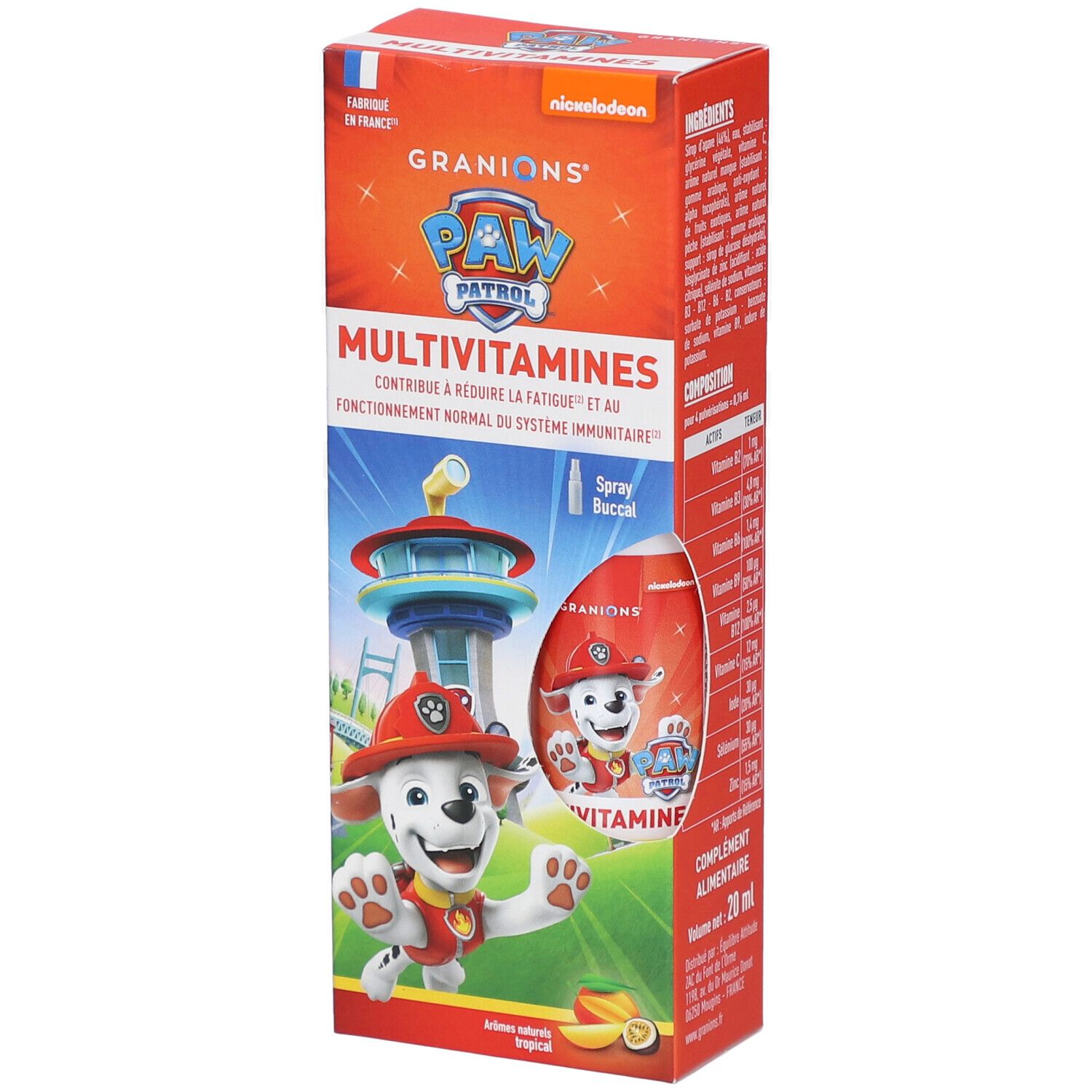 Granions Spray Kinder Multivitaminpräparate Paw Patrol