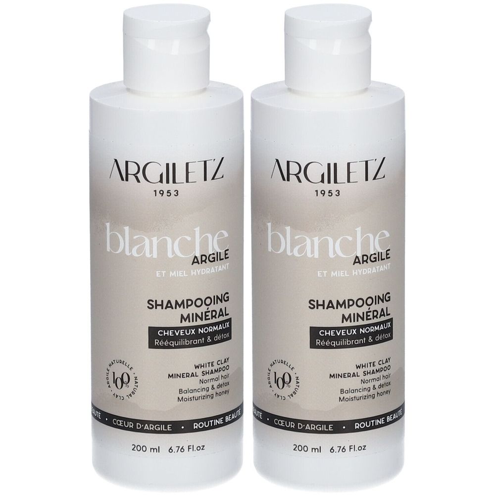 Argiletz Heart of Clay Weißer Lehm Shampoo Normales Haar