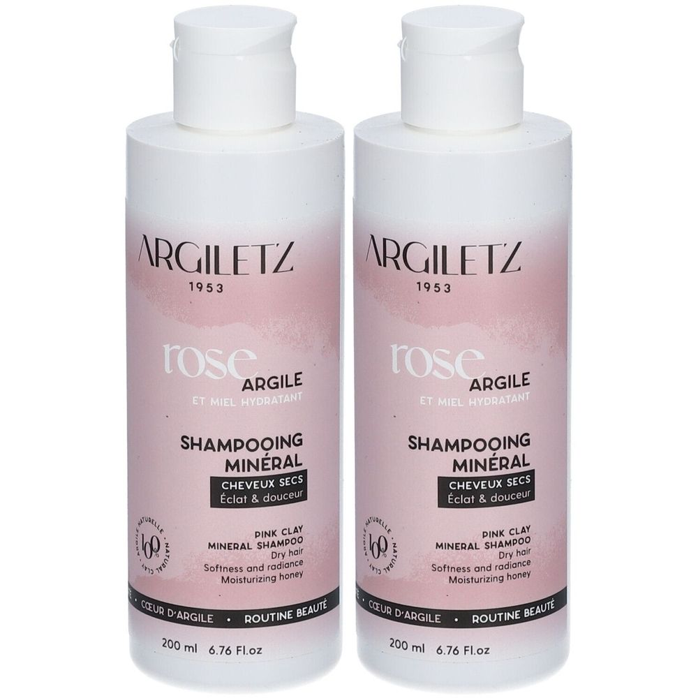 Argiletz Coeur d'Argile Rosa Tonerde Shampoo Trockenes Haar