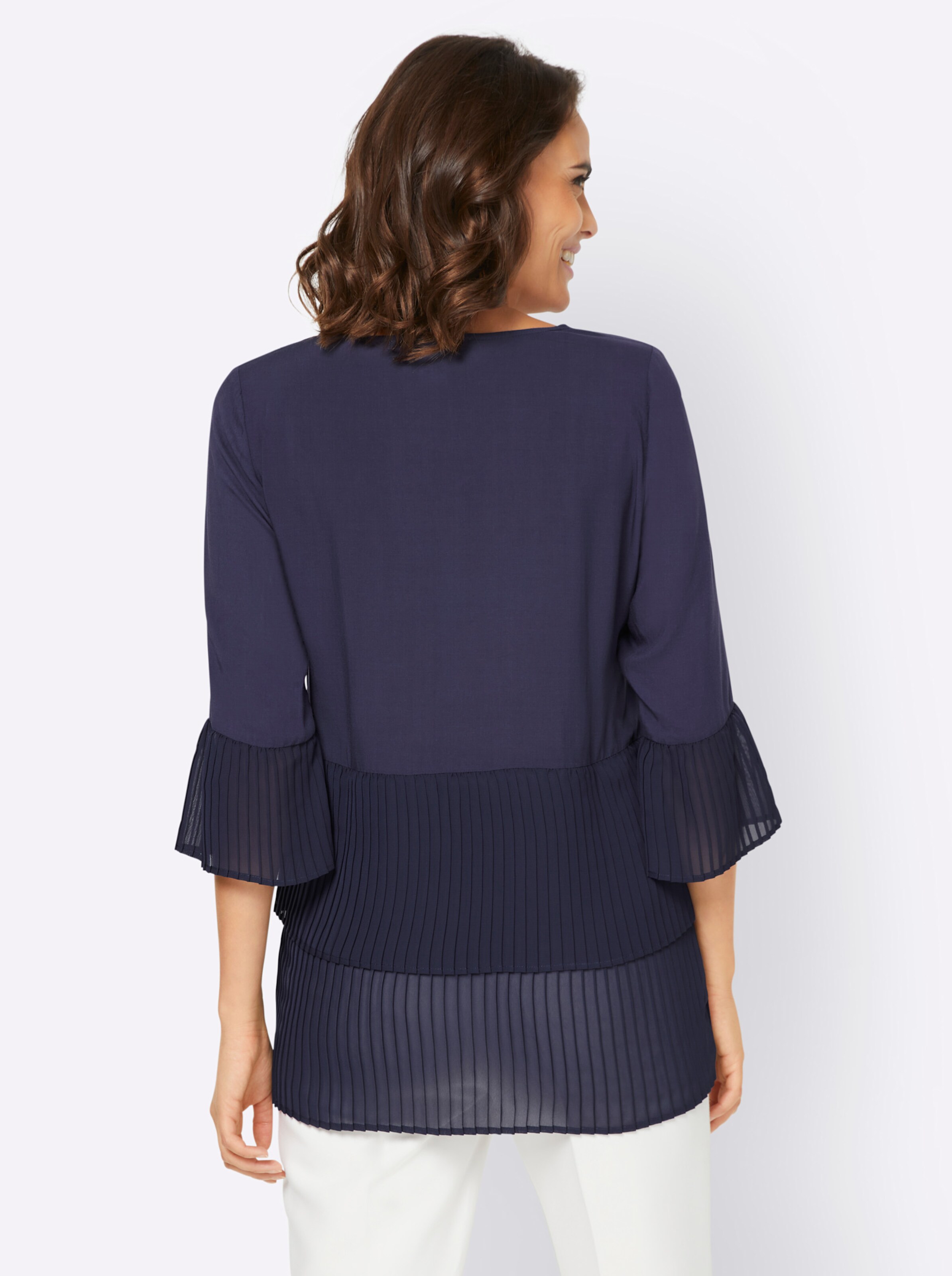 Bluse in nachtblau von heine