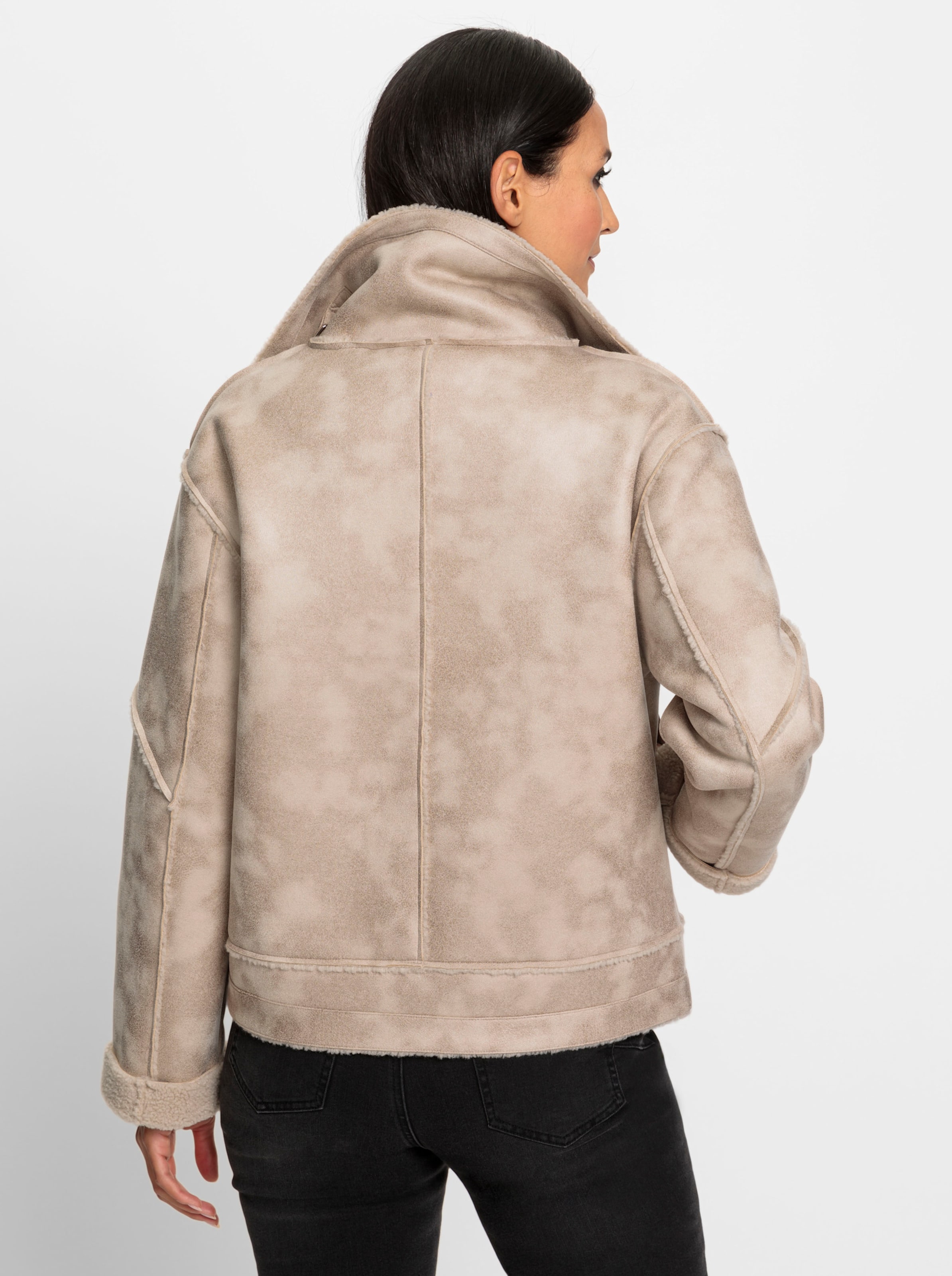 Lederimitatjacke