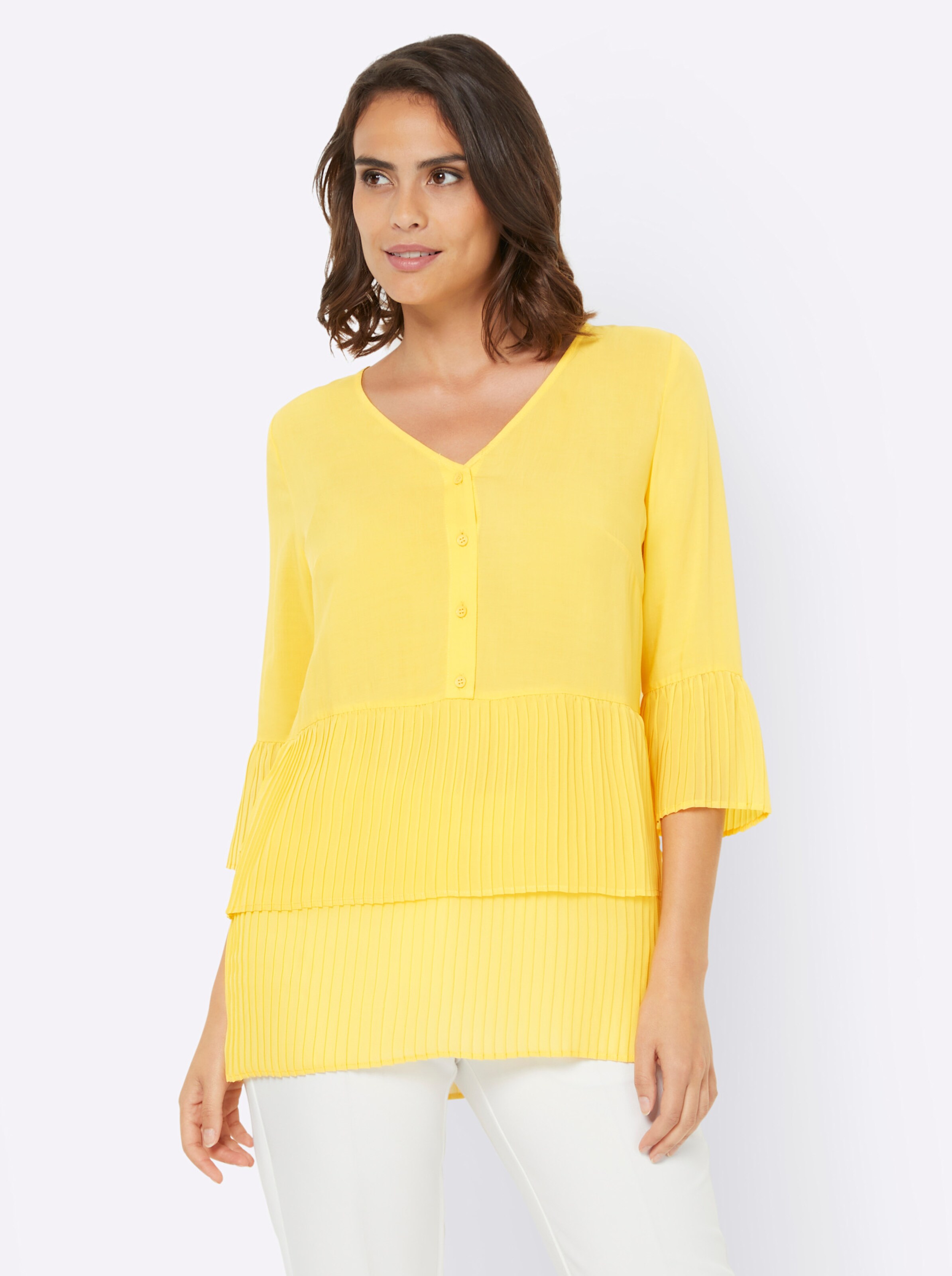 Bluse in gelb von heine