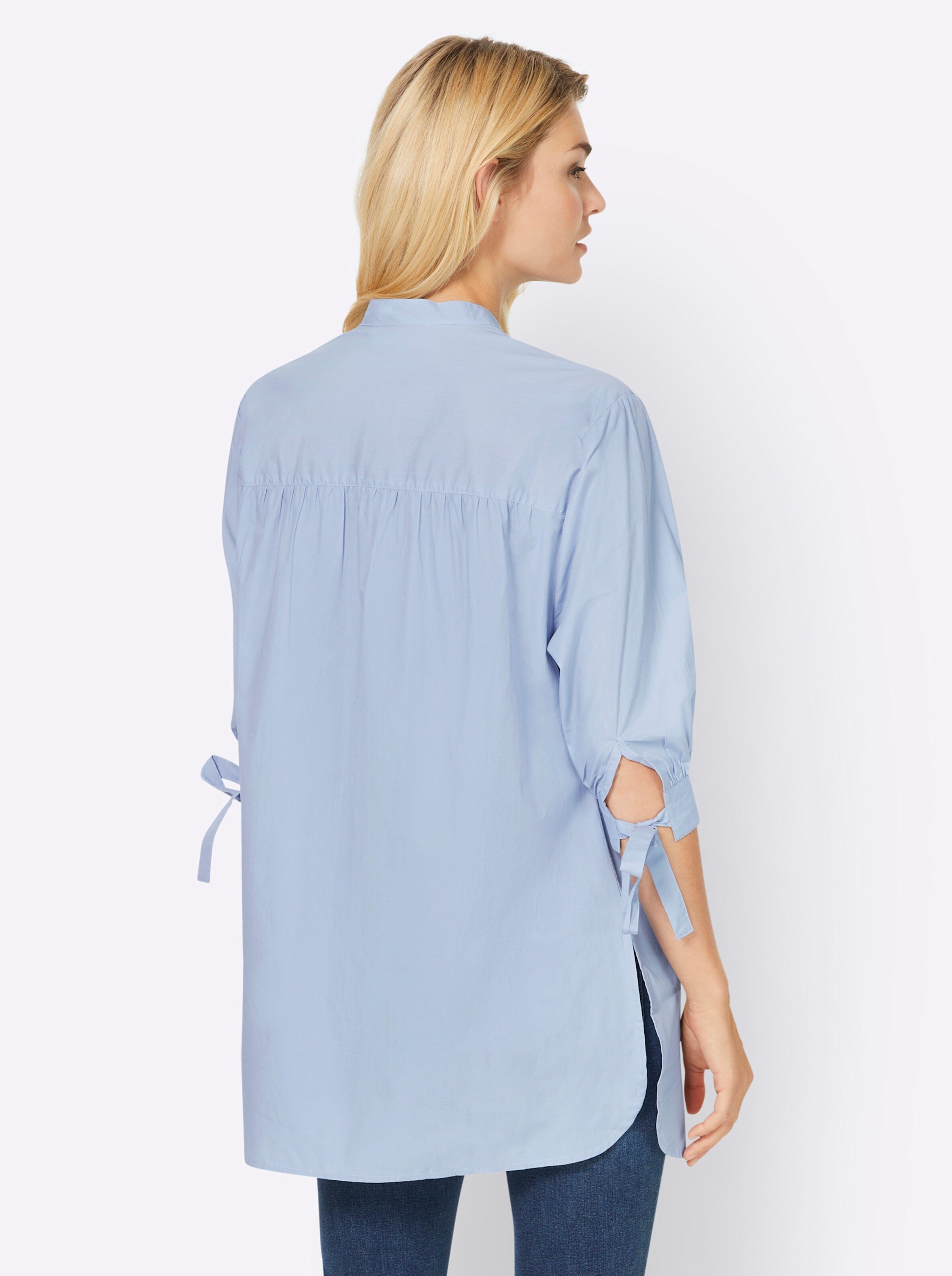 Bluse in bleu von heine