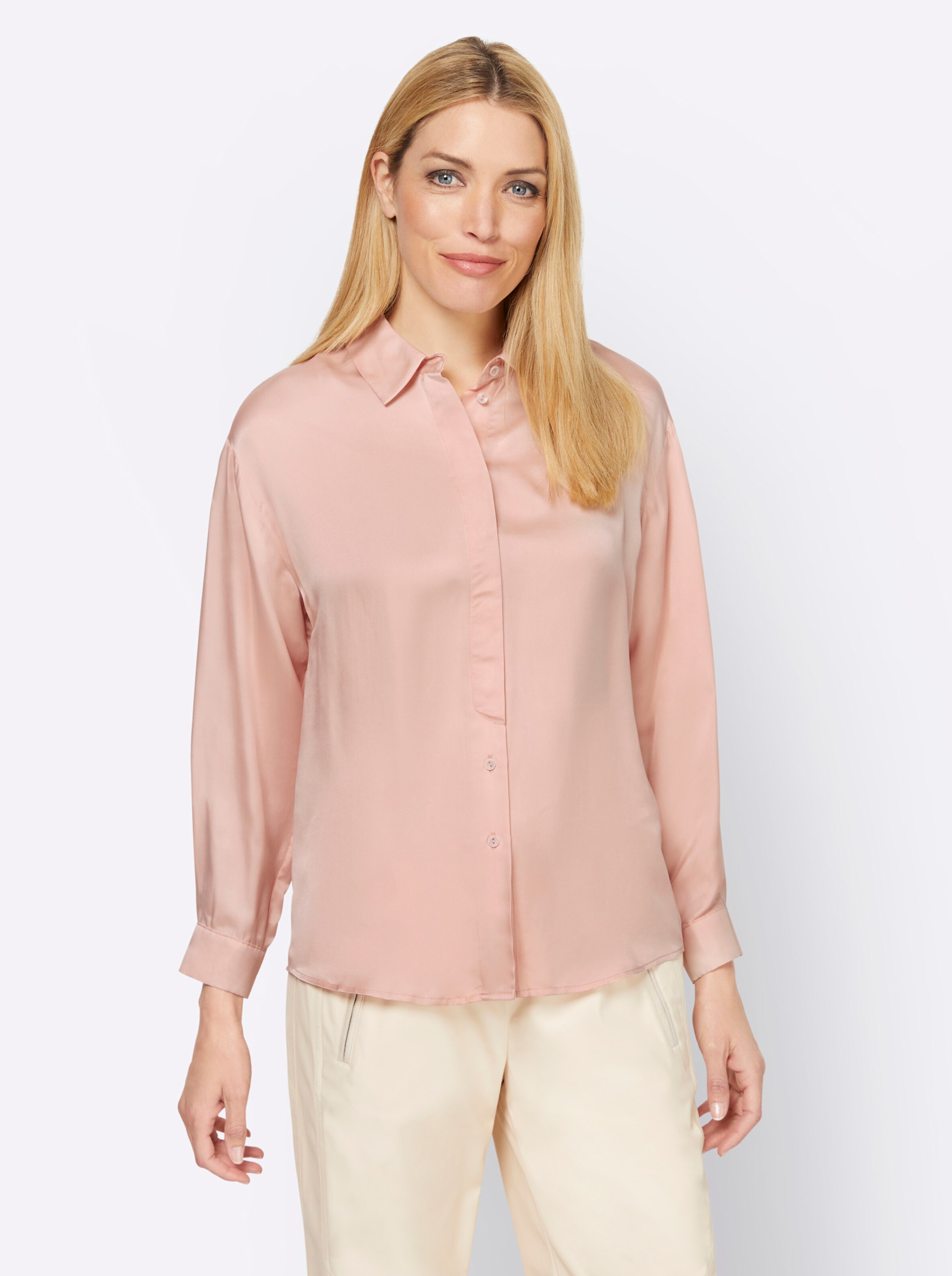 Bluse in puder von heine