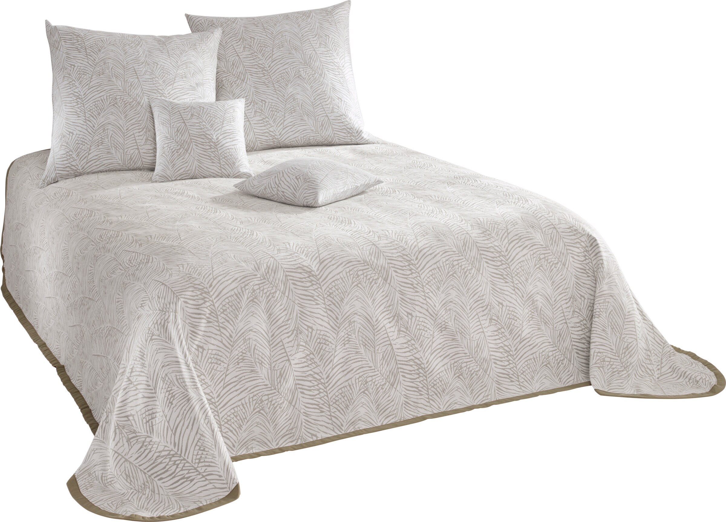 Tagesdecke in offwhite-taupe von heine home