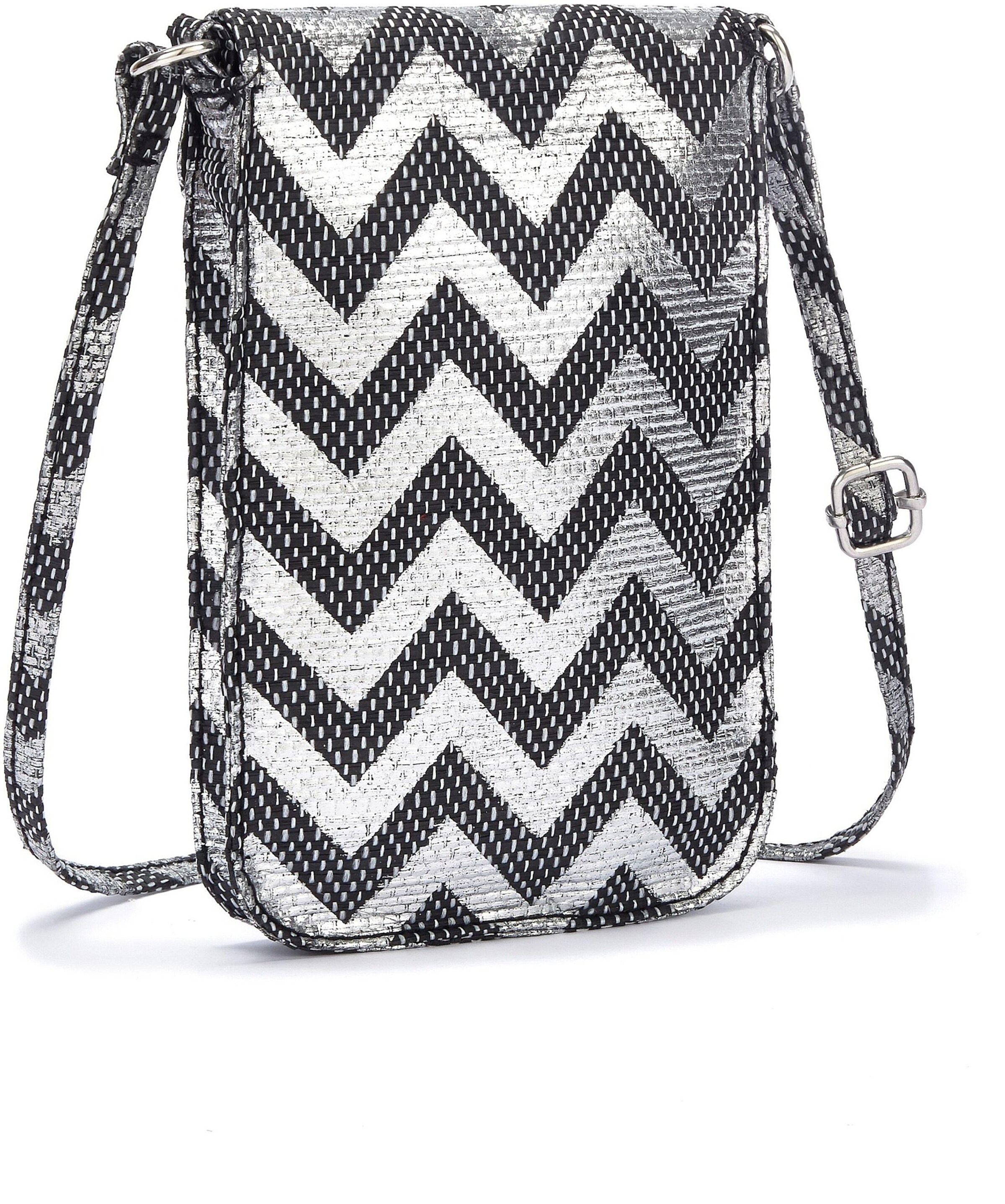 Umhängetasche in schwarz-silberfarben von LASCANA