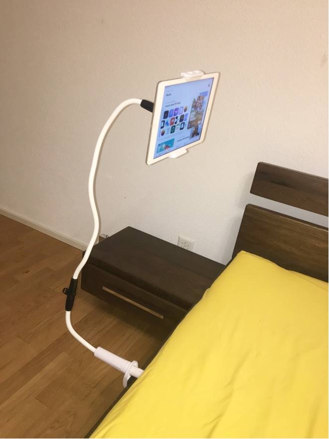 XXL Profi 360 Rotation Smartphone und Tablet Halterung fürs Bad, Bett, Sofa, Tisch, Schrank etc.