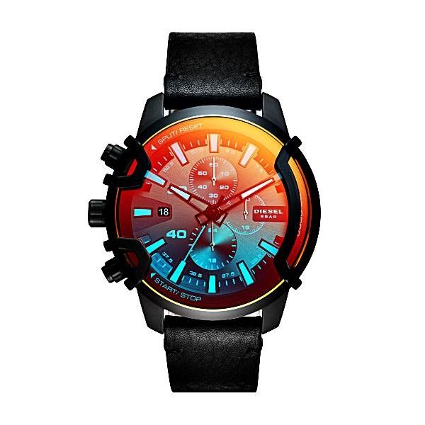 Diesel DZ4519 Griffed Cool Black Herrenuhr