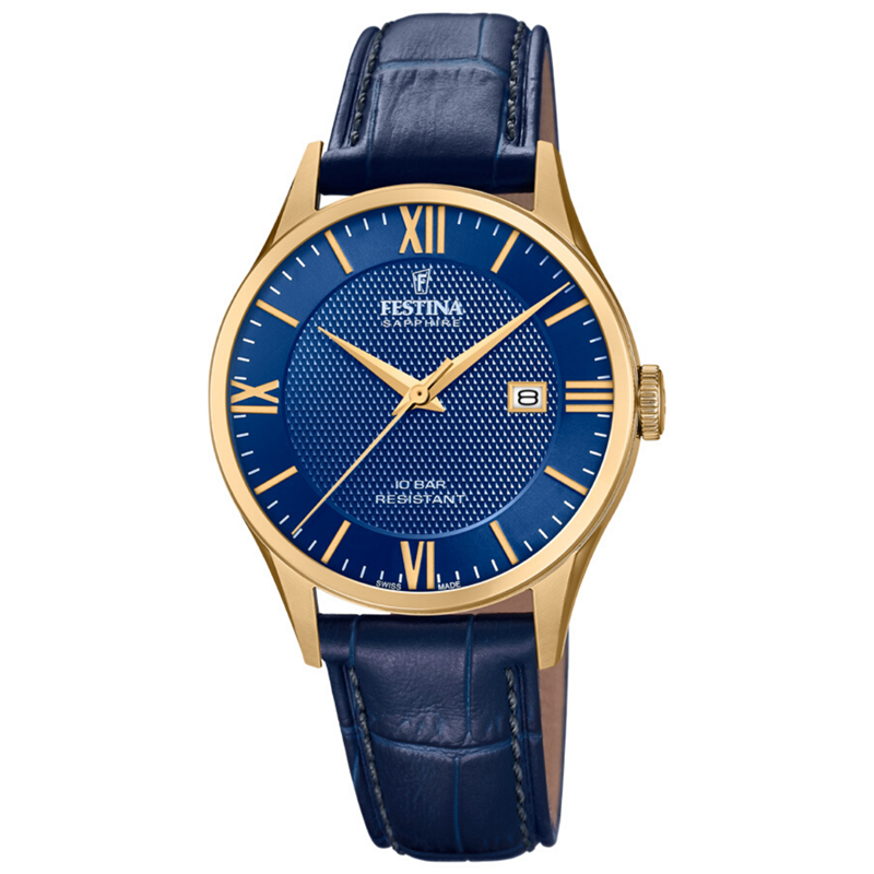 Festina Swiss Made F20010/3 Sapphire Herrenuhr