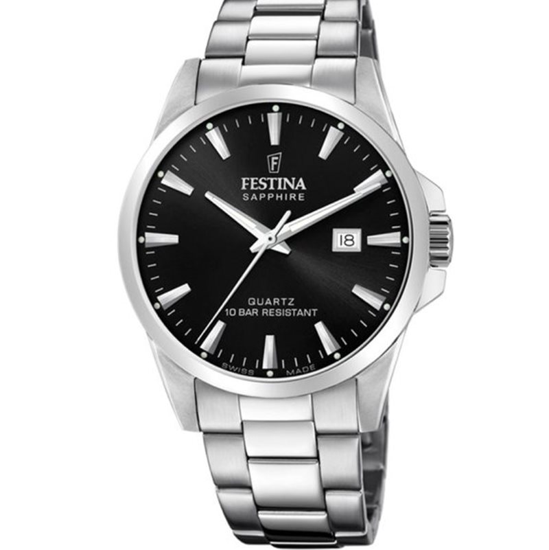 Festina Swiss Made F20024/4 Schwarz Herrenuhr
