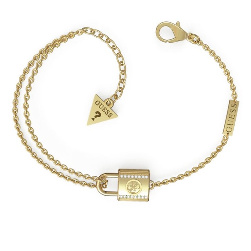 Guess JUBB01100JWYGS Keep Me Close, Damen Armband in Gold