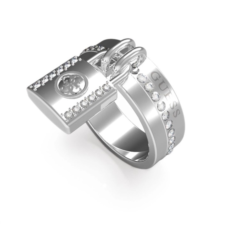 Guess JUBR01102JWRH54 Keep Me Close Damen Ring Silber 54'