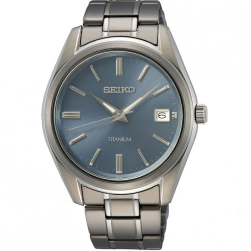 Seiko SUR371P1 Titanium Klassik Herrenuhr