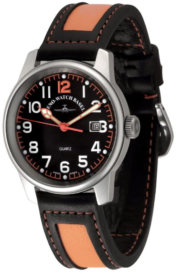Zeno-Watch Basel Pilot Classic 3315Q-matt-a15 Herren