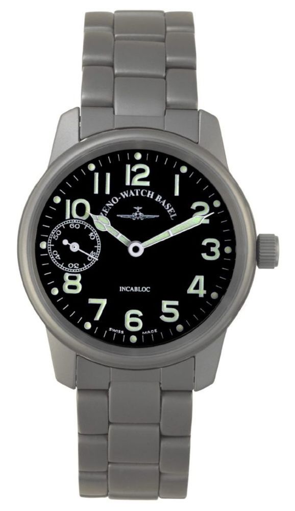 Zeno-Watch Basel Pilot Classic Titanium Winder 7558-9-a1M Herren
