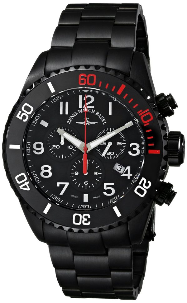 Zeno-Watch Basel Ceramic Sport Chronograph 6492-5030Q-bk-a1-7M Herren