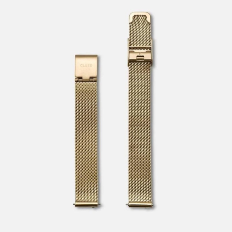 Cluse CS1401101072 Mesh Gold Watch Strap 12 mm