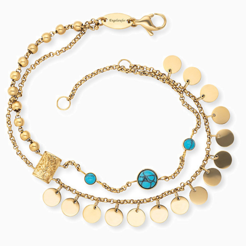 Engelsrufer ERBS-TREE-ZI-G Boho Damen Fusskette