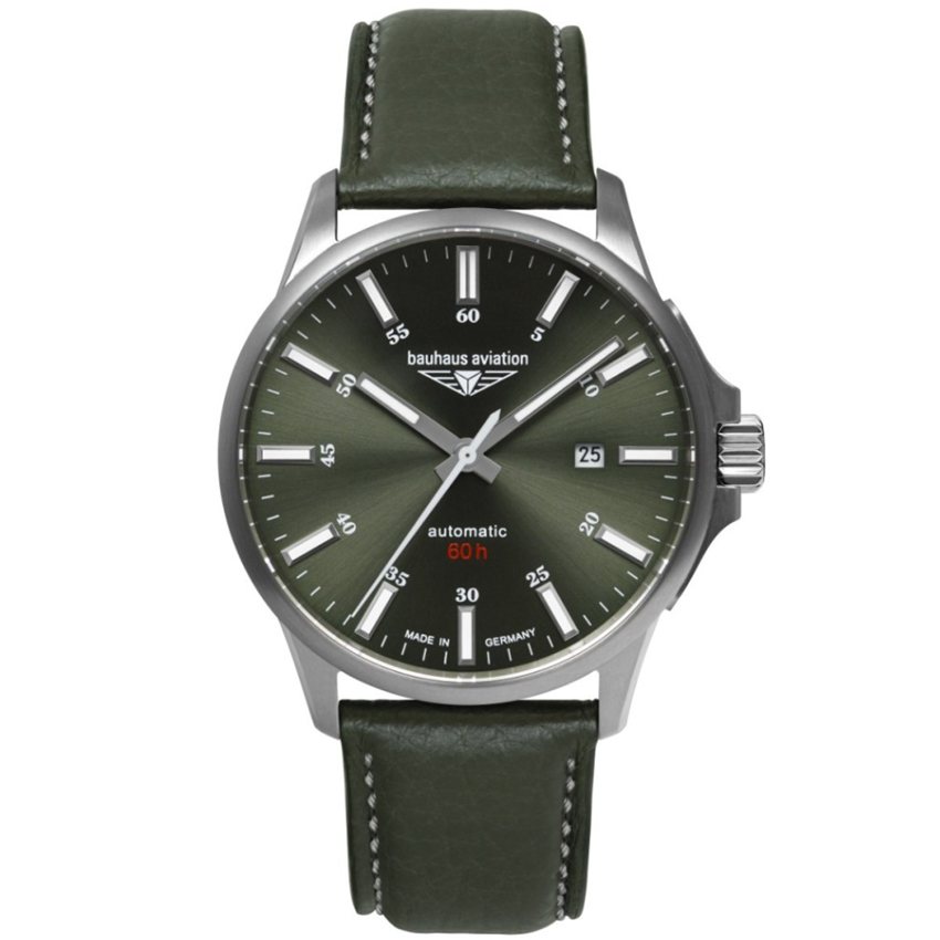 Bauhaus 28644 Bauhaus Aviation Titanium Automatik Herrenuhr