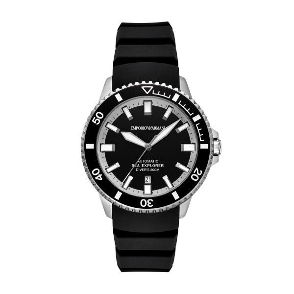 Emporio Armani AR60086 Herrenuhr Automatik-Skelett Eleganz trifft Präzision