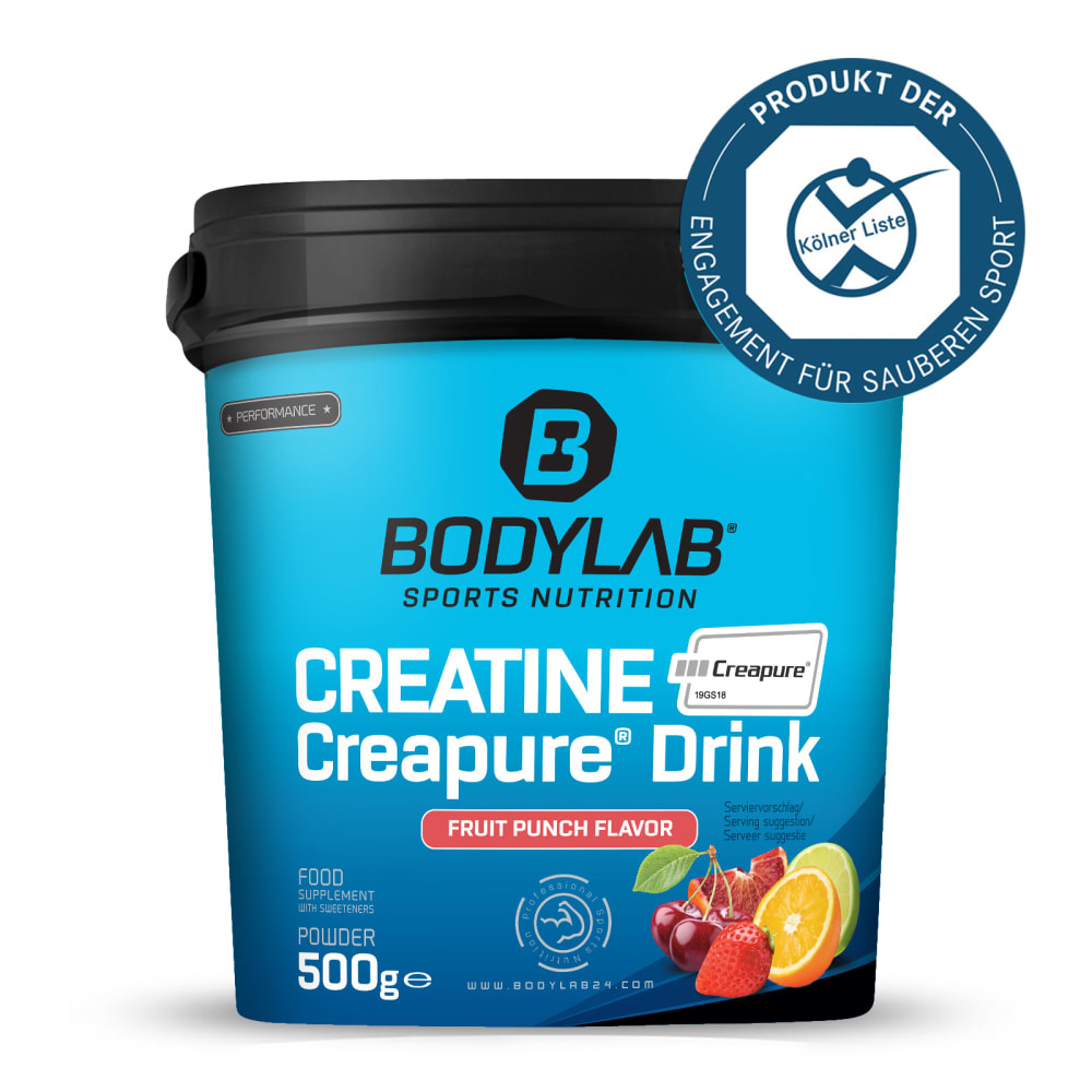 Creatine Creapure® Drink - 500g - Fruit Punch Flavor