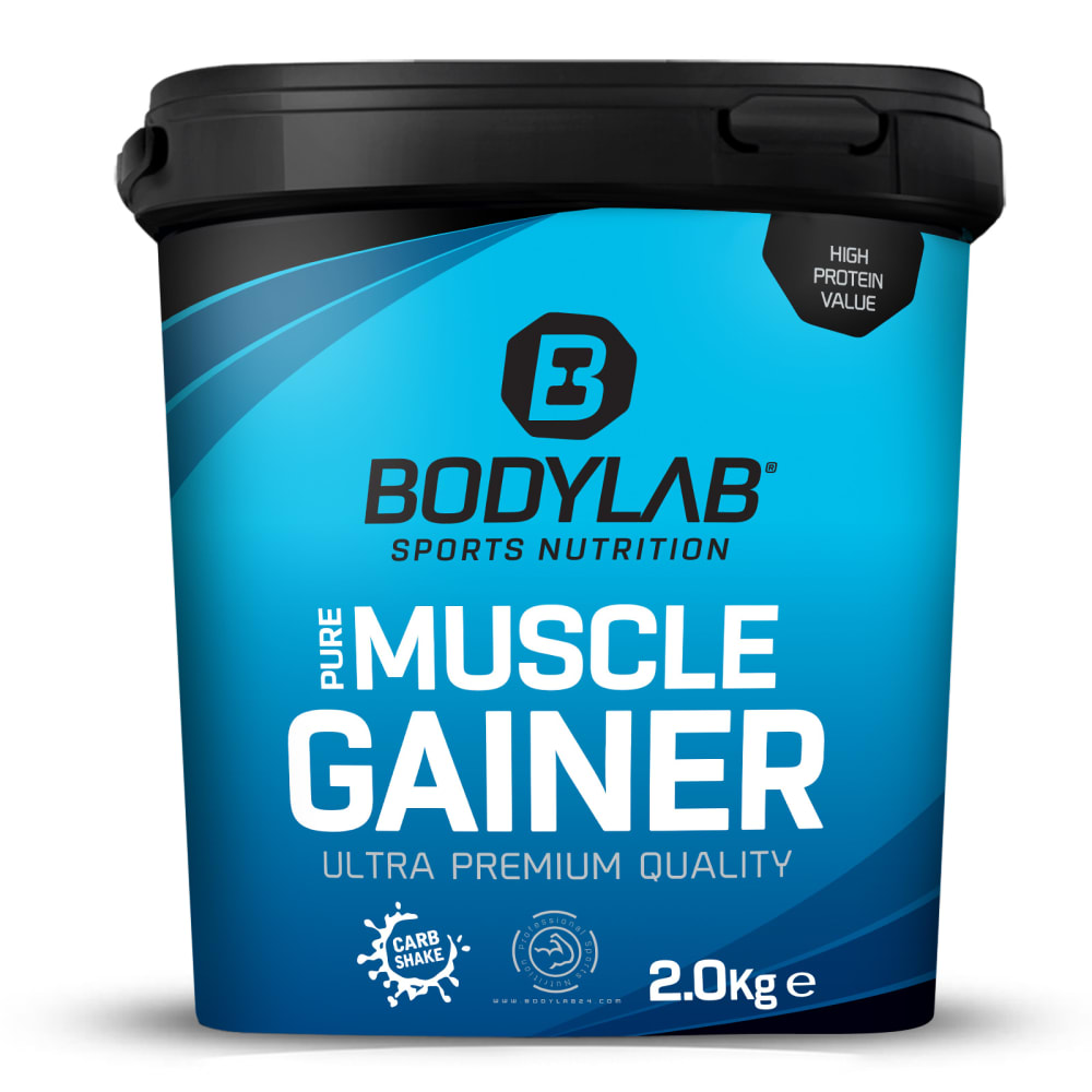 Pure Muscle Gainer - 2000g - Erdbeer