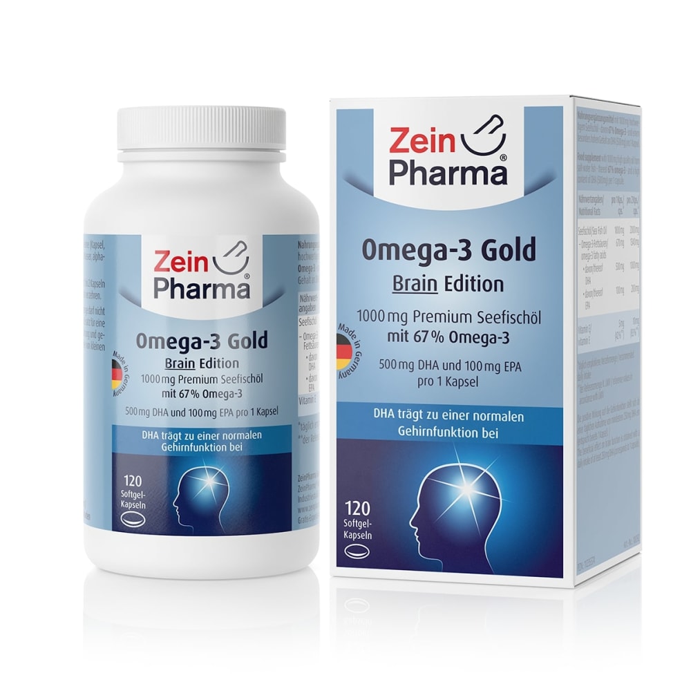 Omega 3 Gold - Brain Edition (120 Kapseln)