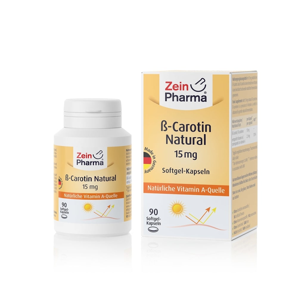 Beta Carotin Natural 15 mg (90 Kapseln)