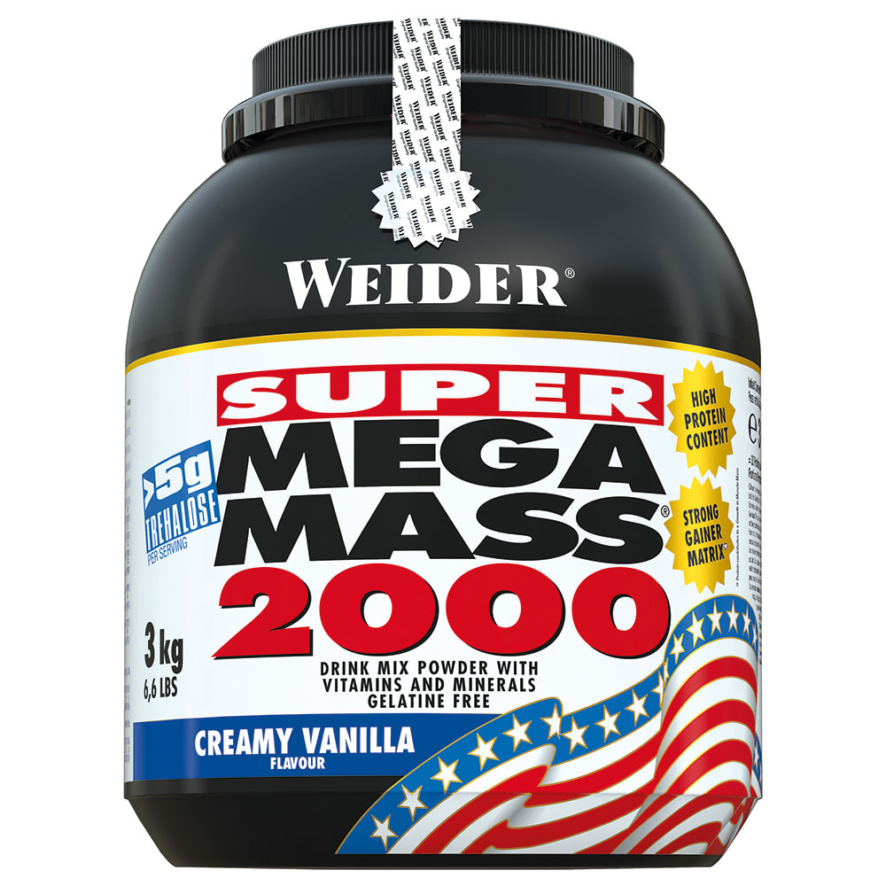 Mega Mass 2000 - 3000g - Vanille-Creme
