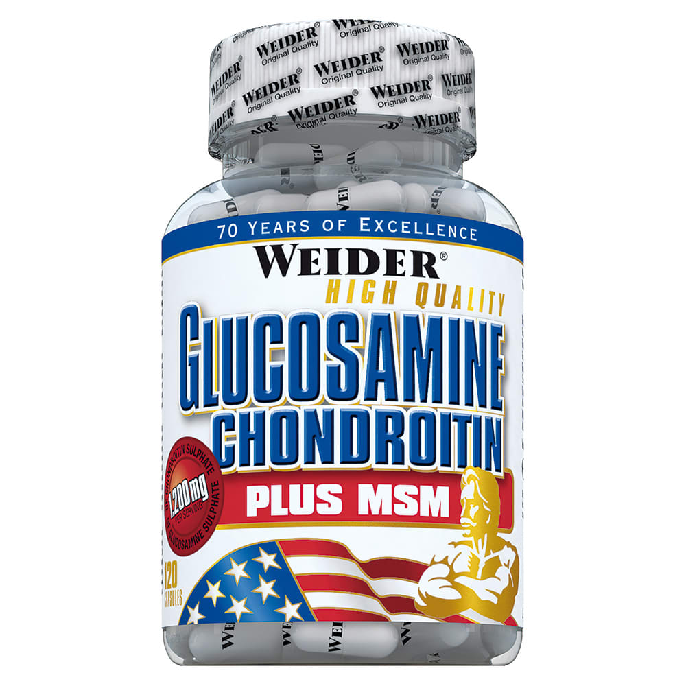 Glucosamine + Chondroitin Plus MSM (120 Kapseln)