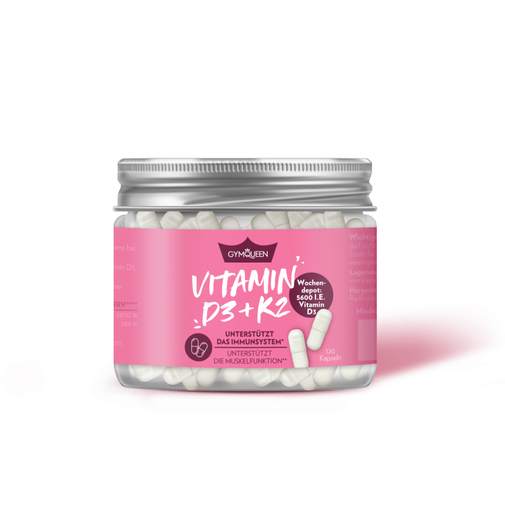 Vitamin D3 + K2 (120 Kapseln)