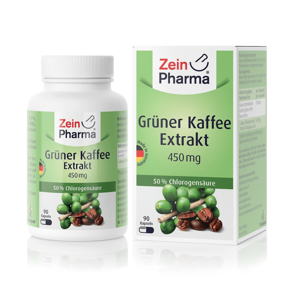 Grüner Kaffee Extrakt 450mg (90 Kapseln)