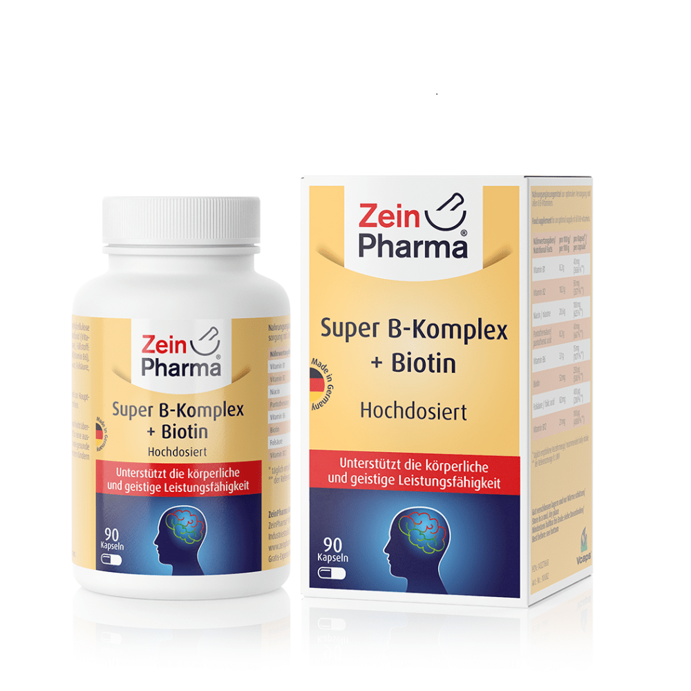 Super B-Komplex + Biotin (90 Kapseln)
