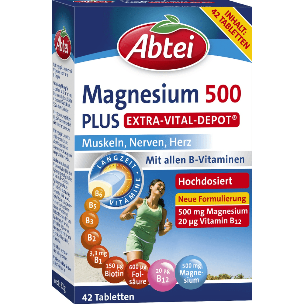 Magnesium 500 Plus Extra-Vital-Depot (42 Tabletten)