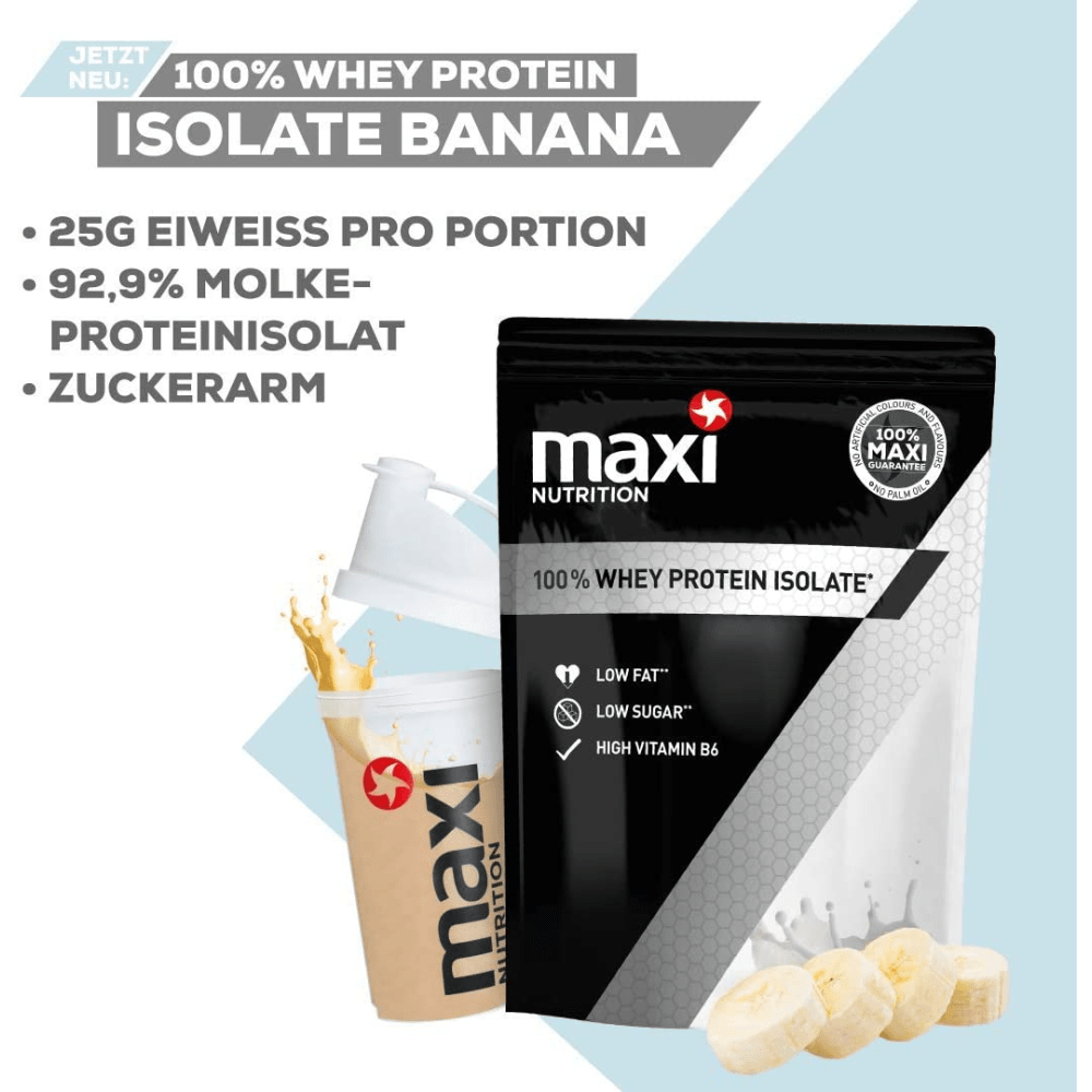 100% Whey Protein Isolat - 1000g - Banane