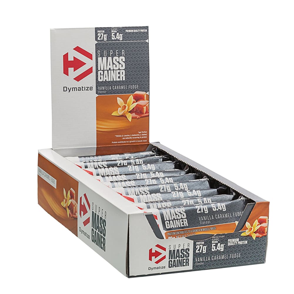 Super Mass Gainer Bar - 10x90g - Vanilla Caramel Fudge