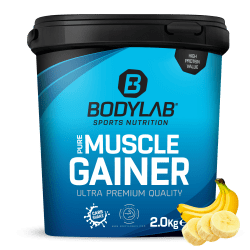 Pure Muscle Gainer - 2000g - Banane