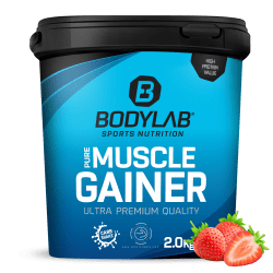 Pure Muscle Gainer - 2000g - Erdbeer