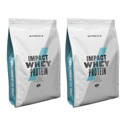 2x Myprotein Impact Whey Protein (2x1000g)