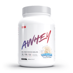 AWHEY - 100% Whey Protein Isolate - 900g - Vanilla Ice Cream
