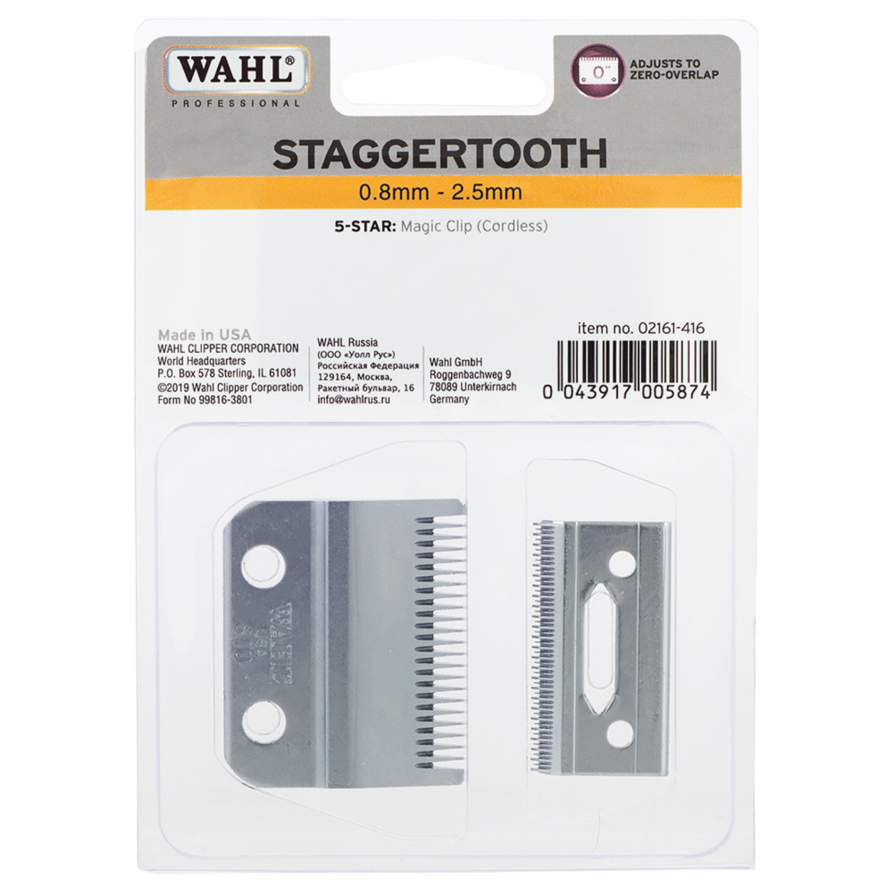 Wahl StaggerTooth Scherkopf Magic Clip Cordless