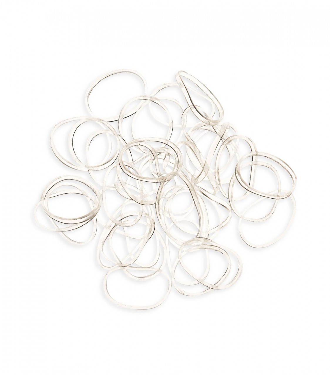 XanitaliaPro Trasparentes Gummihaarband klein 40 Stück